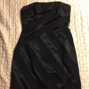 David Meister strapless dress